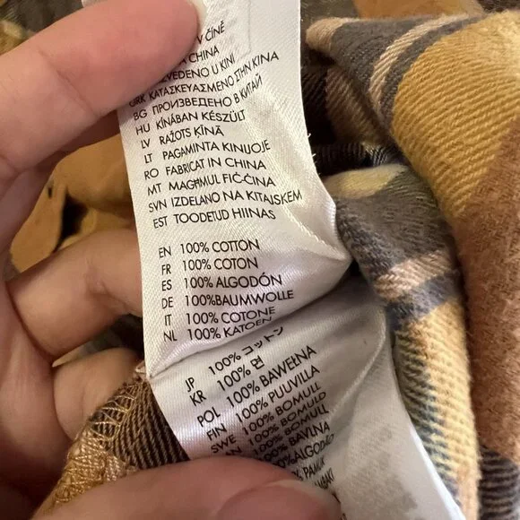 Brixton Bowery Flannel in Brown Multi - Picture 4 of 5